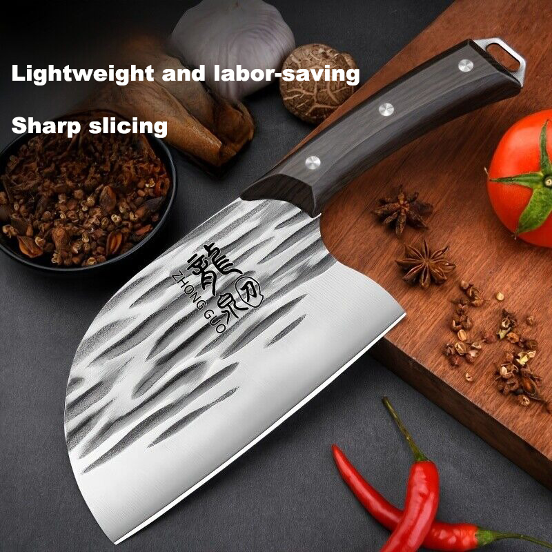 Wok Carbon Steel - Cuchillo de cocina forjado para el