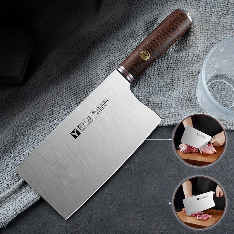 Wok Carbon Steel - Cuchillo de cocina chino de alta