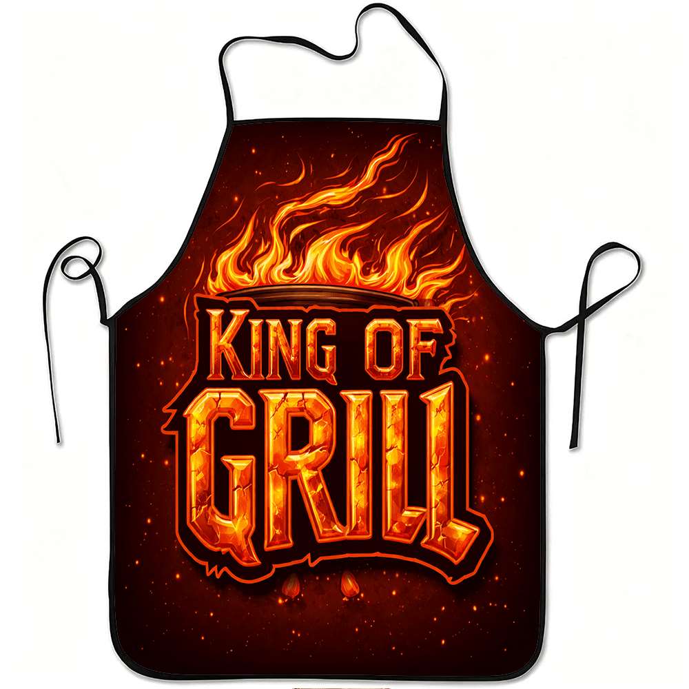 Home Cooking Ideas - 1 delantal Bbq King, delantal con