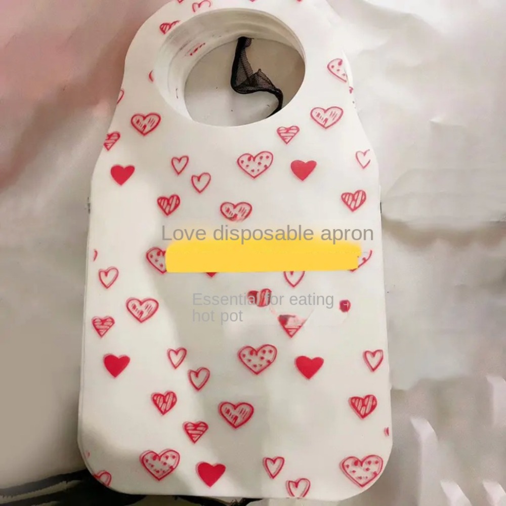 Home Cooking Oil Disposal - 10 unids/bolsa delantales desechables con estampado