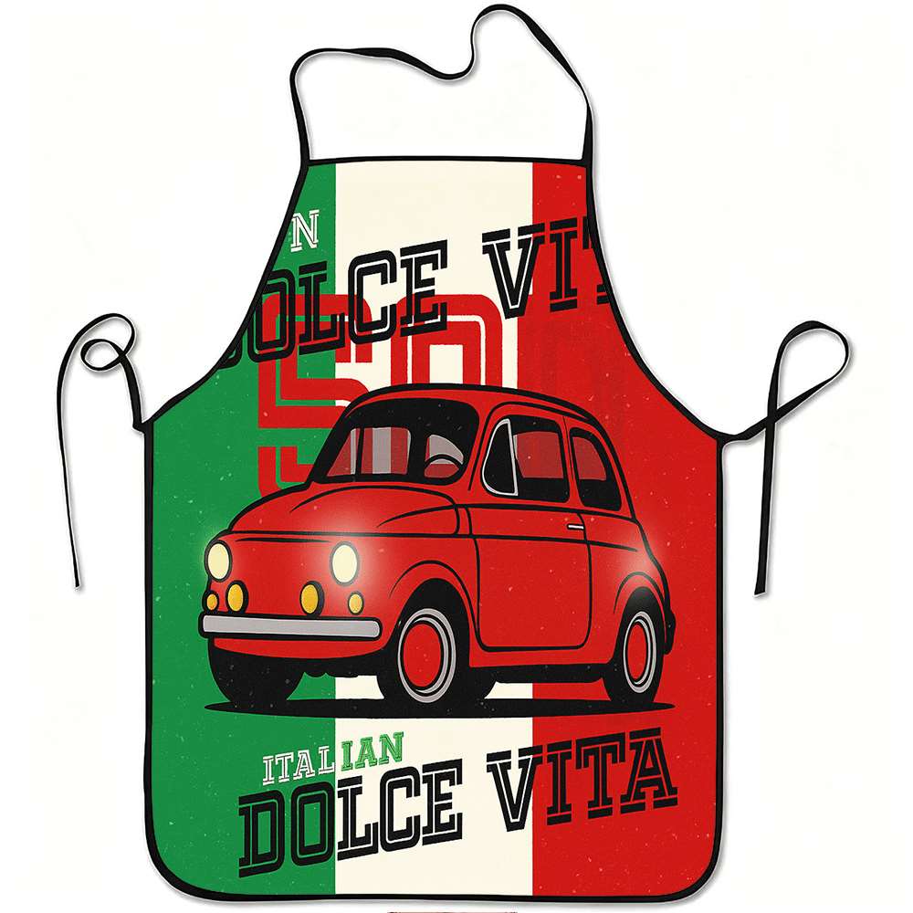 Home Cooking Ideas - 1 delantal divertido con temática italiana,