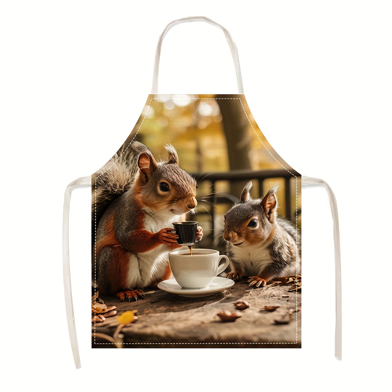 Home Cooking Ideas - Delantal de Lino con Estampado de