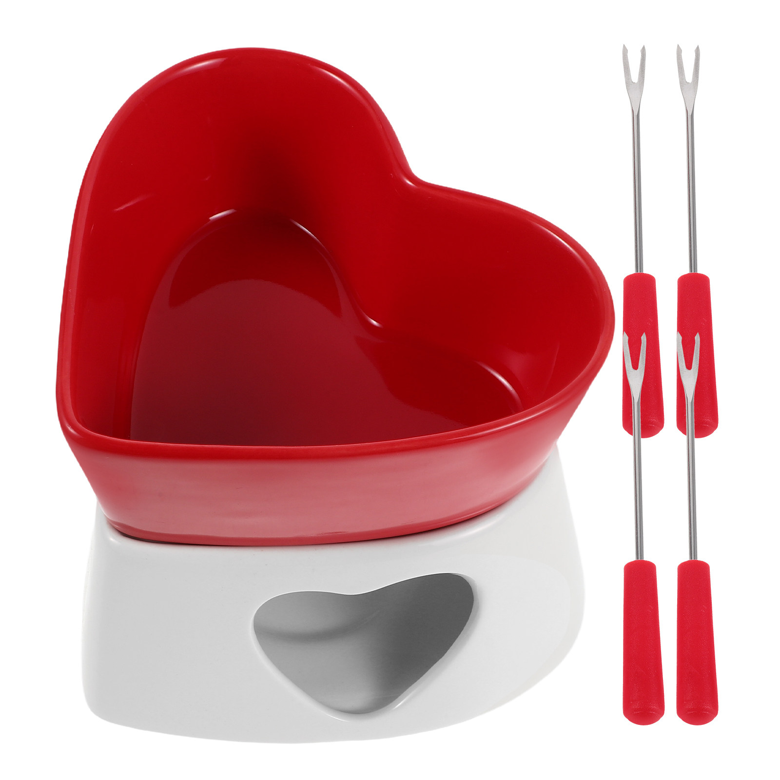 Fondue Pot Ceramic - Juego de 1 Olla de Cerámica