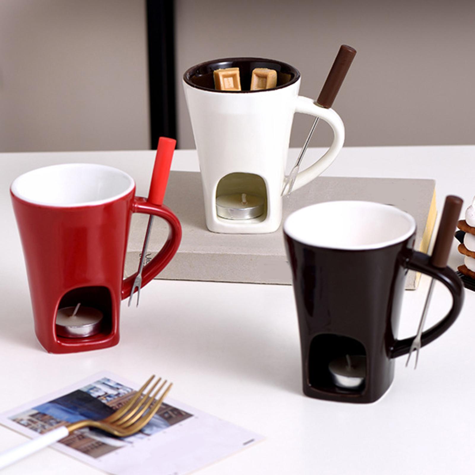 Fondue Pot Ceramic - Mini juego de tazas para Fondue
