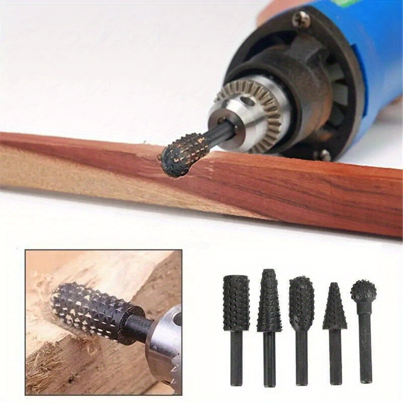 Wok Carbon Steel - Juego de brocas de 5 piezas,