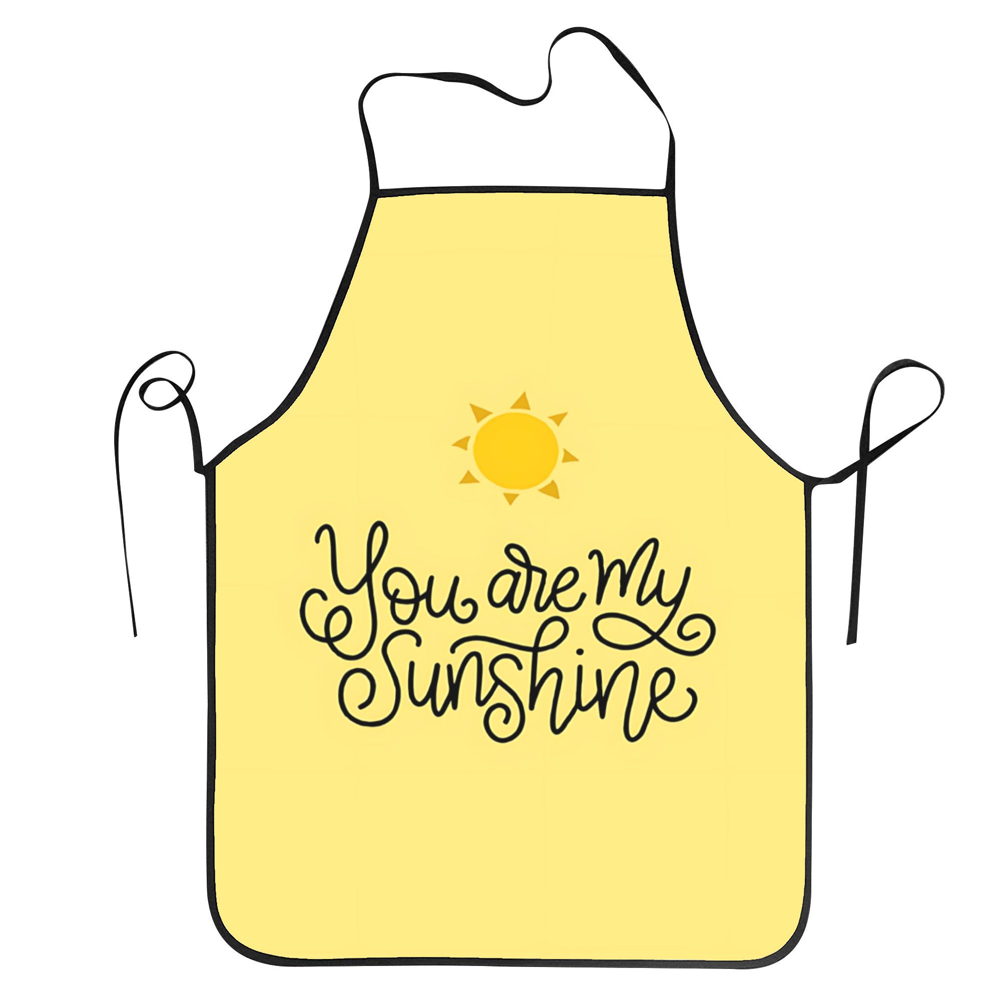 Mom'S Home Cooking - Delantal Amarillo con la Frase 