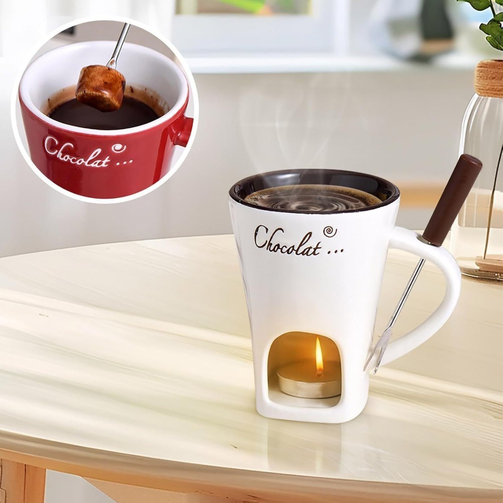 Taza de Cerámica para Derretir - Fondue Pot Ceramic reseña y precio