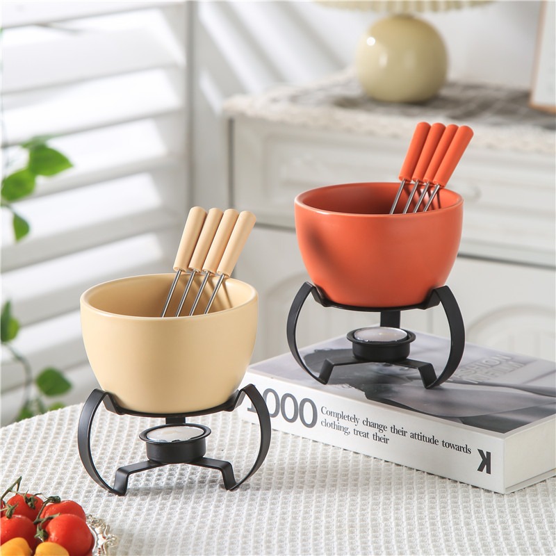 Cuenco de cerámica ecológico c - Fondue Pot Ceramic reseña y precio