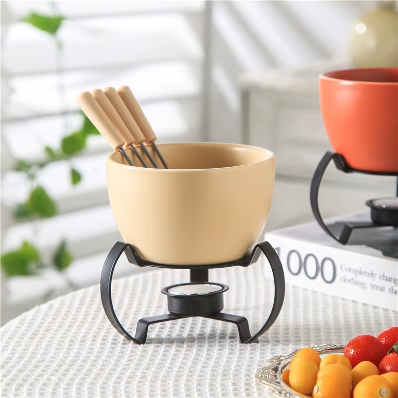 Cuenco de cerámica ecológico c - Fondue Pot Ceramic reseña y precio