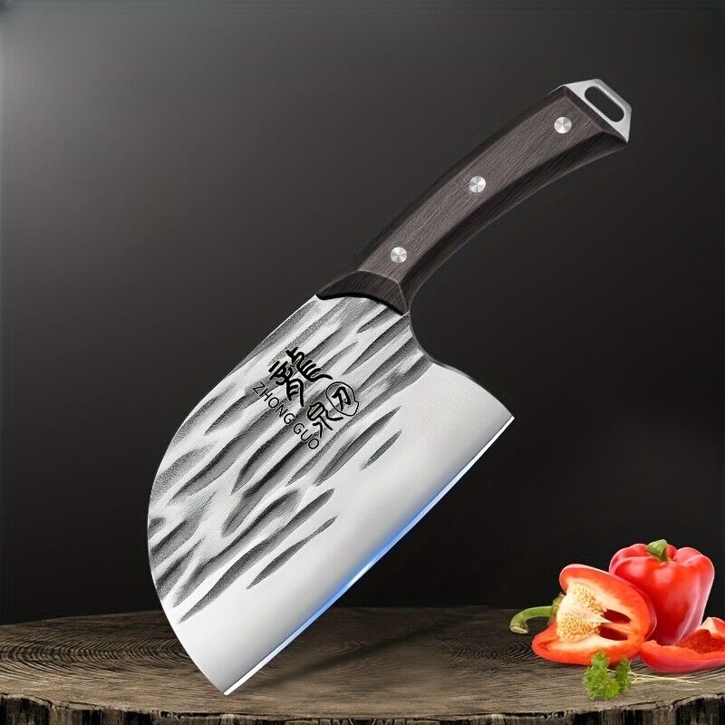 Cuchillo de cocina forjado par - Wok Carbon Steel reseña y precio