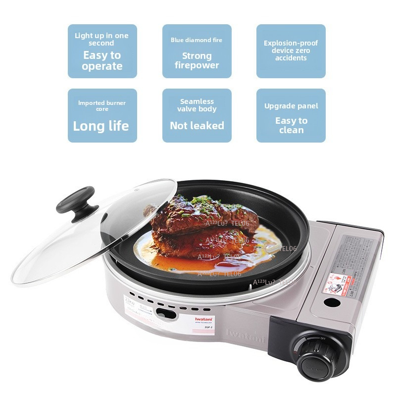 Estufa de Gas Portátil a Prueb - Home Cooking Gas reseña y precio