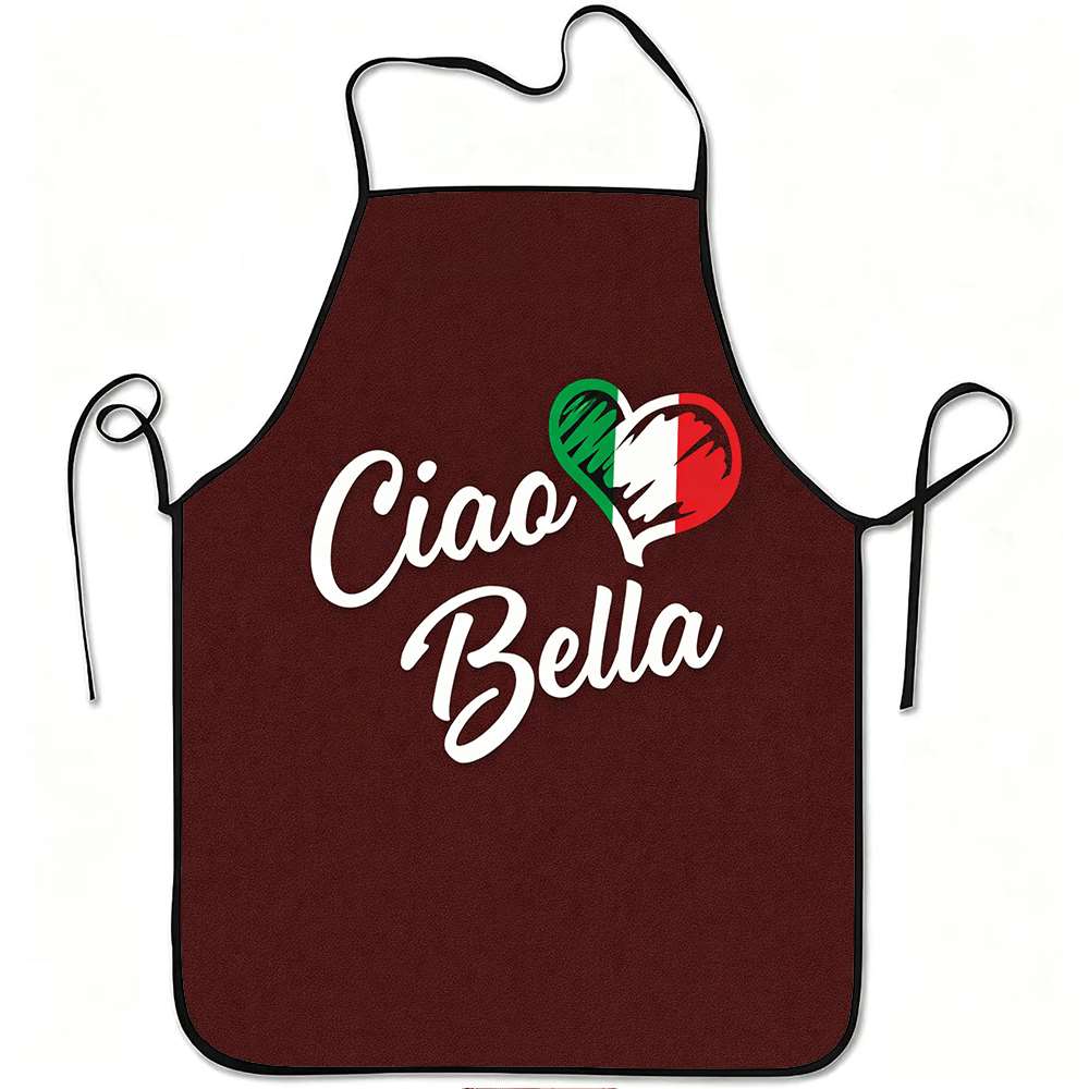 1 delantal con temática italia - Home Cooking Ideas reseña y precio