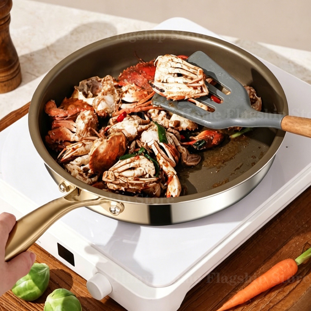 Sartén de Acero Inoxidable y T - Home Cooking Steak reseña y precio