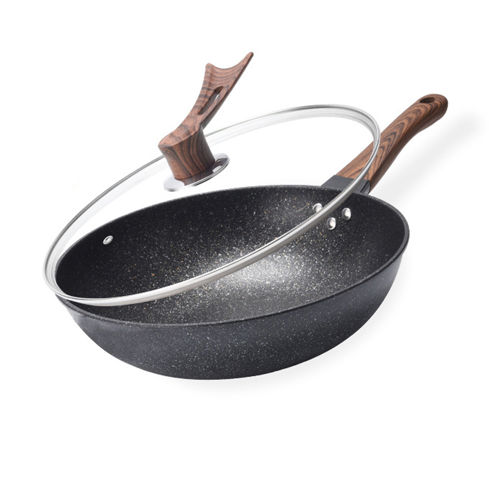 Sartén antiadherente Wok de 12 - Home Cooking Steak reseña y precio