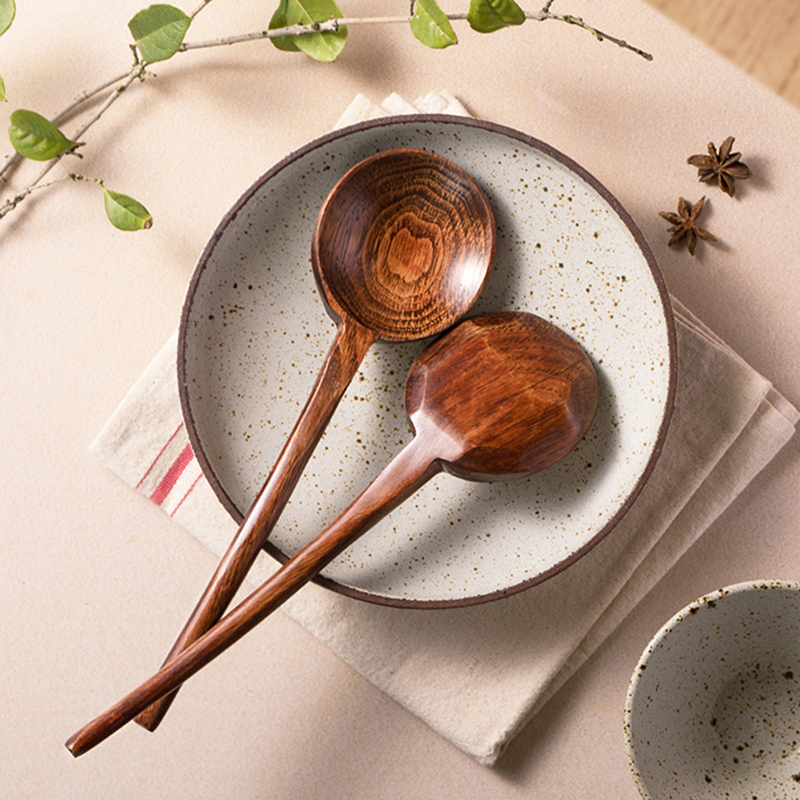 Cuchara de madera con mango la - Home Cooking Japanese reseña y precio