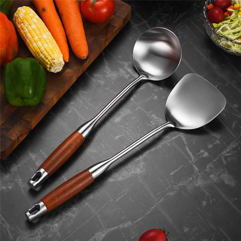 Espátula de acero inoxidable M - Wok Carbon Steel reseña y precio