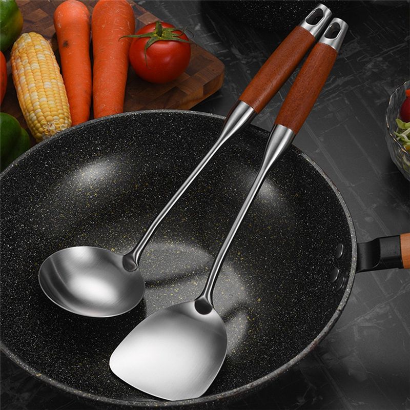 Espátula de acero inoxidable M - Wok Carbon Steel reseña y precio