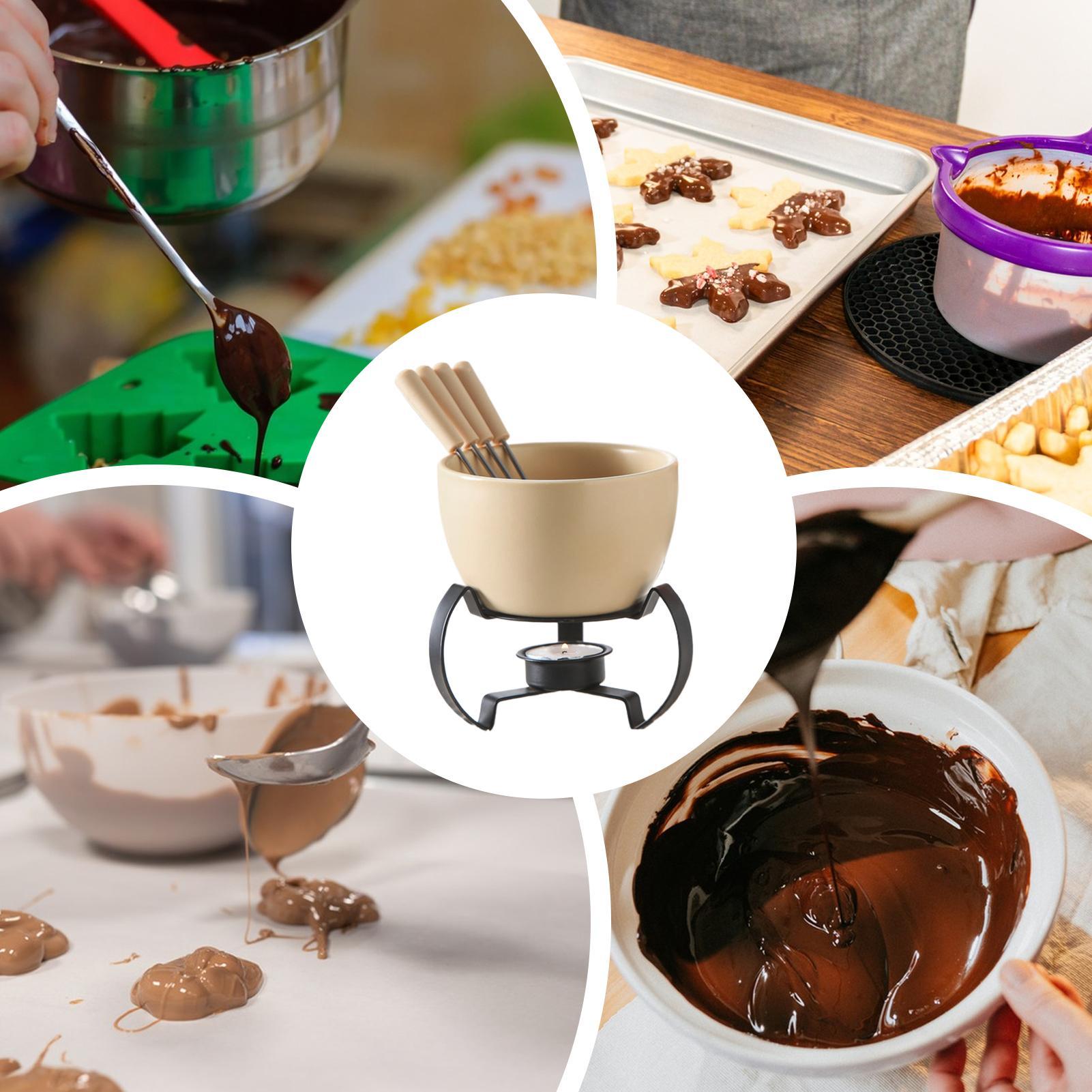 Mini juego de tazas de Fondue  - Fondue Pot Ceramic reseña y precio