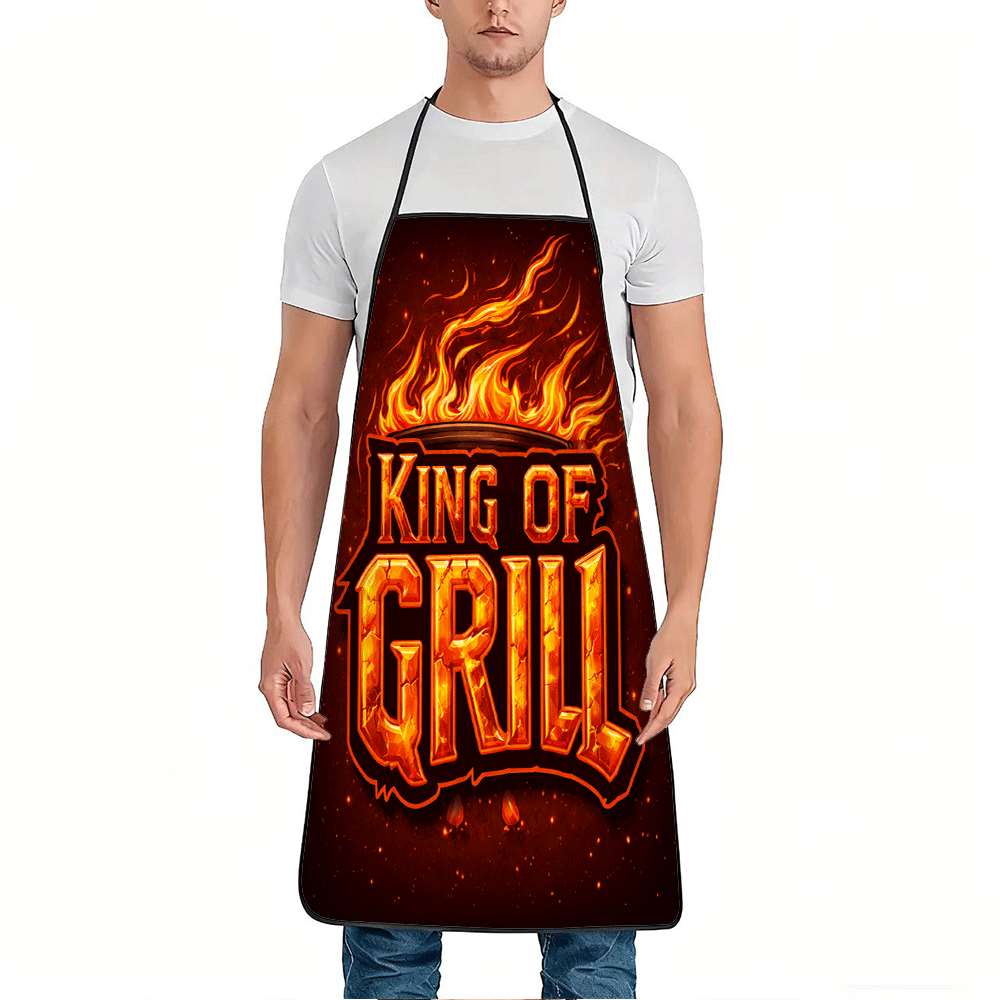 1 delantal Bbq King, delantal  - Home Cooking Ideas reseña y precio