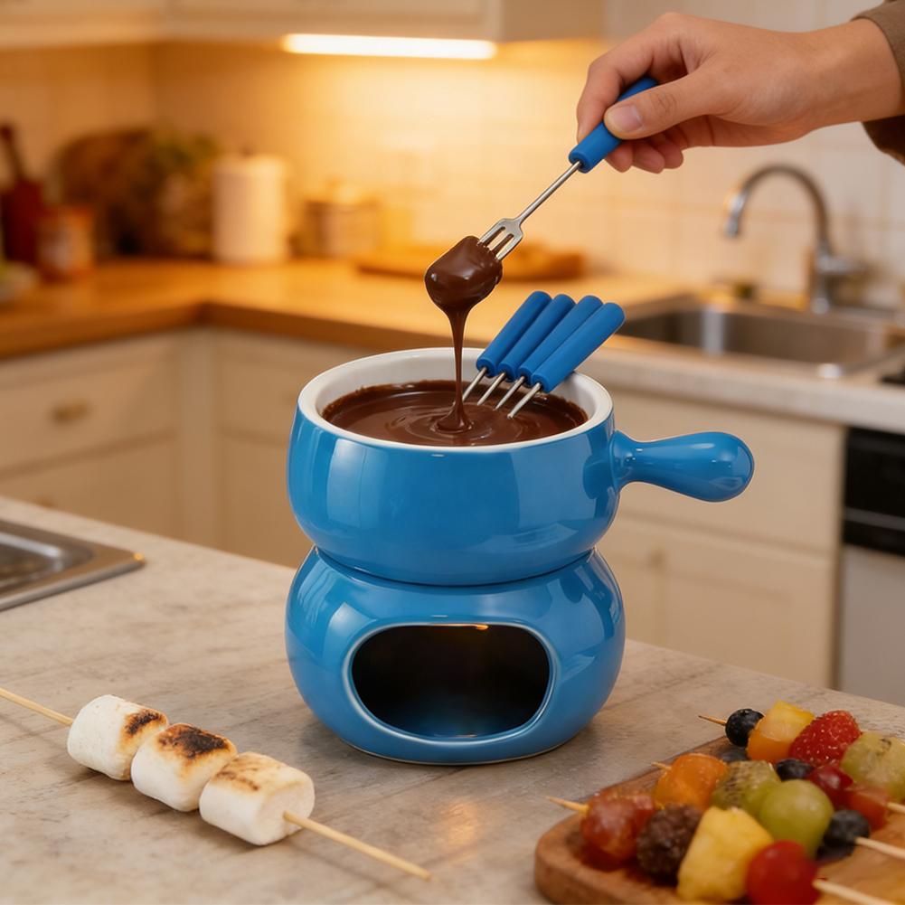 Taza de cerámica para fondue d - Fondue Pot Ceramic reseña y precio