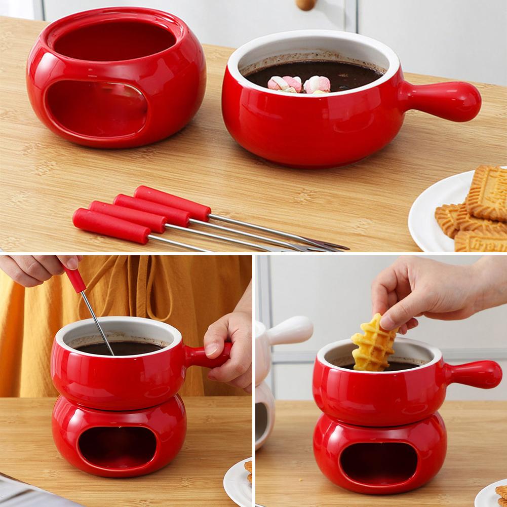 Taza de cerámica para fondue d - Fondue Pot Ceramic reseña y precio