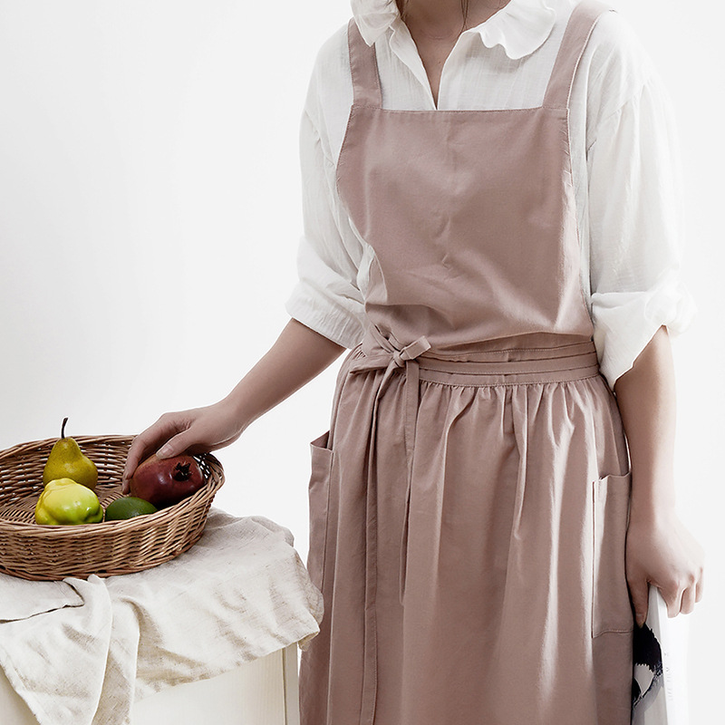Delantal con pechera de lino y - Home Cooking Japanese reseña y precio
