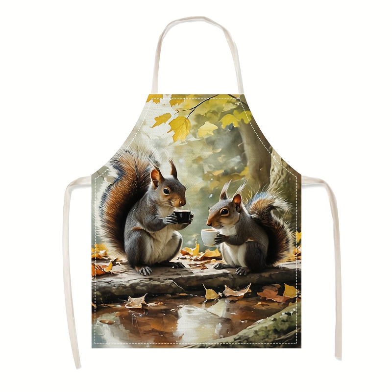 Delantal de Lino con Estampado - Home Cooking Ideas reseña y precio
