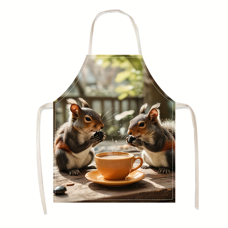 Delantal de Lino con Estampado - Home Cooking Ideas reseña y precio
