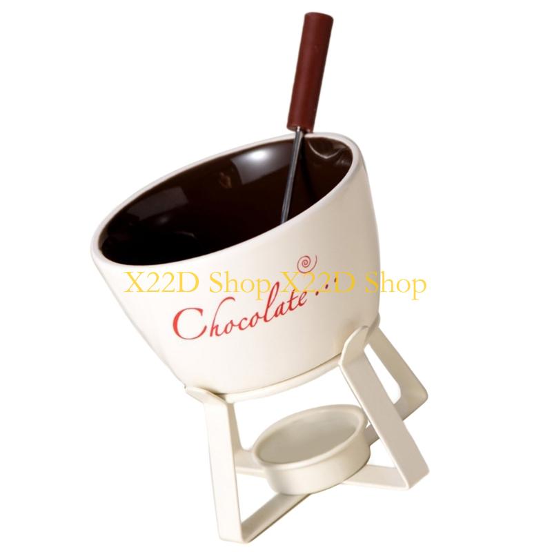 X22D Juego ollas para fondue c - Fondue Pot Ceramic reseña y precio