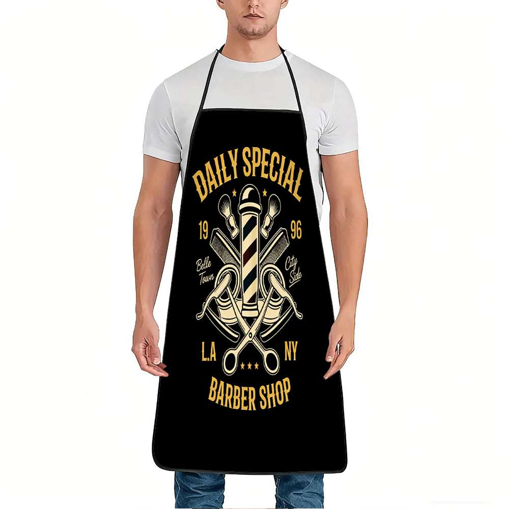 Delantal con diseño de barberí - Home Cooking Ideas reseña y precio