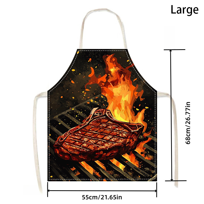 Delantal de Cocina con Estampa - Home Cooking Steak reseña y precio