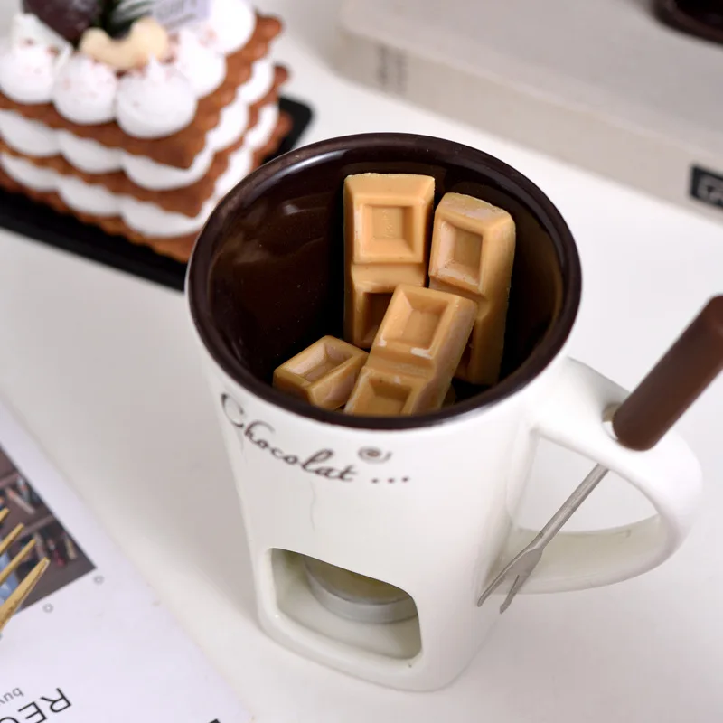Taza para Fondue, queso, mante - Fondue Pot Ceramic reseña y precio